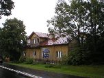 Lutowiska - Ośrodek Edukacyjny Parku - w deszczu
