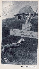 1960 - czasy harcerzy (1958-1962), nazwa Republika Wetlińska i nawiązanie do pierwotnej nazwy Siekiery wiszącej w powietrzu - czasopismo Turysta, rok 1960