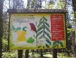 Rezerwat Mójka - tablica informacyjna