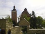 Biecz - panorama na kościół farny