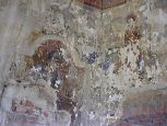 Szymbark - resztki malowideł naściennych