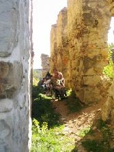 Zagórz - ruiny klasztoru karmelitów