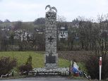 Połomia - pomnik ku upamiętnieniu akcji AK odbicia więźniów z lipca 1944r