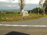 skrzyżowanie koło Folusza - odnowiony cmentarz z I wojny