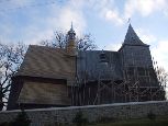 Czermna - drewniany kościół św. Marcina z XVIw